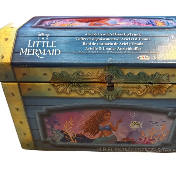 Disney The Little Mermaid Ariel Ursula Dress Up Trunk Outfit Dresses Accessories - Picture 5 of 5
